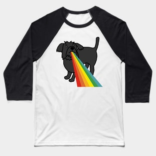 Animals with Rainbow Puke Puppy Dog Baseball T-Shirt